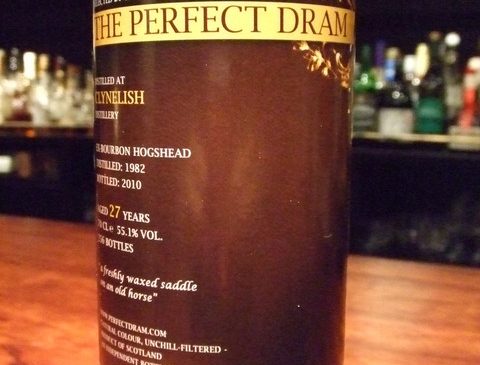 ウイスキーエージェンシー”The Perfect Dram”　クライヌリッシュ　27年　55.1％