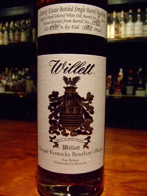 本数1本ウィレット 9年 750ml 63.2% Willett【E】