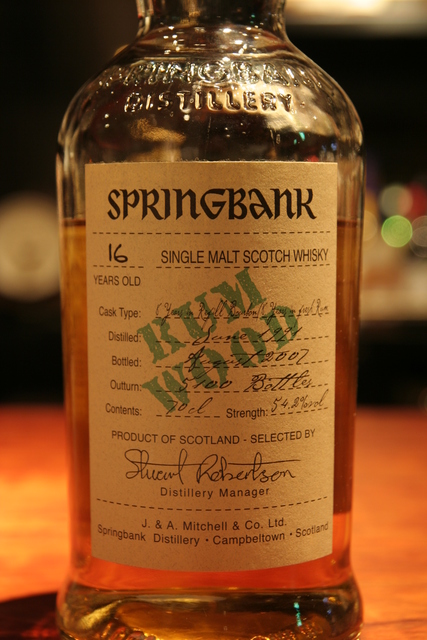 安い価格スプリングバンク 10年 1998　モルトハウスアイラ / Springbank ウイスキー